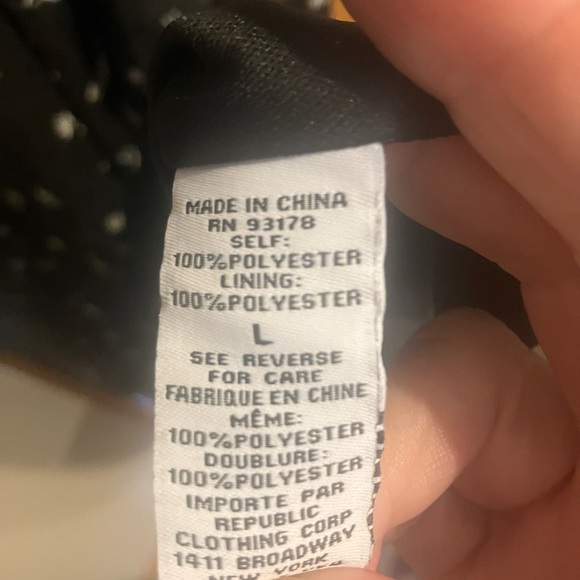 NWT $199 Spring + Mercer Chic Black Floral Midi or  Maxi Dress Open Tie Back SzL - Picture 9 of 13